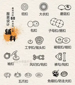 拉链 棉/麻 017